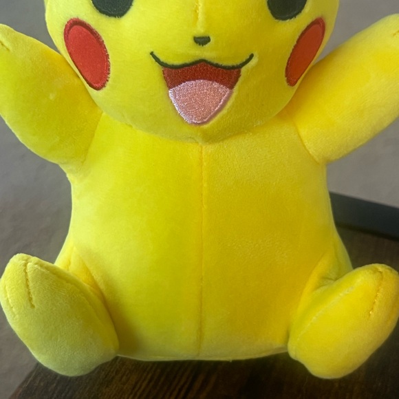 Yellow Pikachu Plush Toy 9 inch - Picture 3 of 10